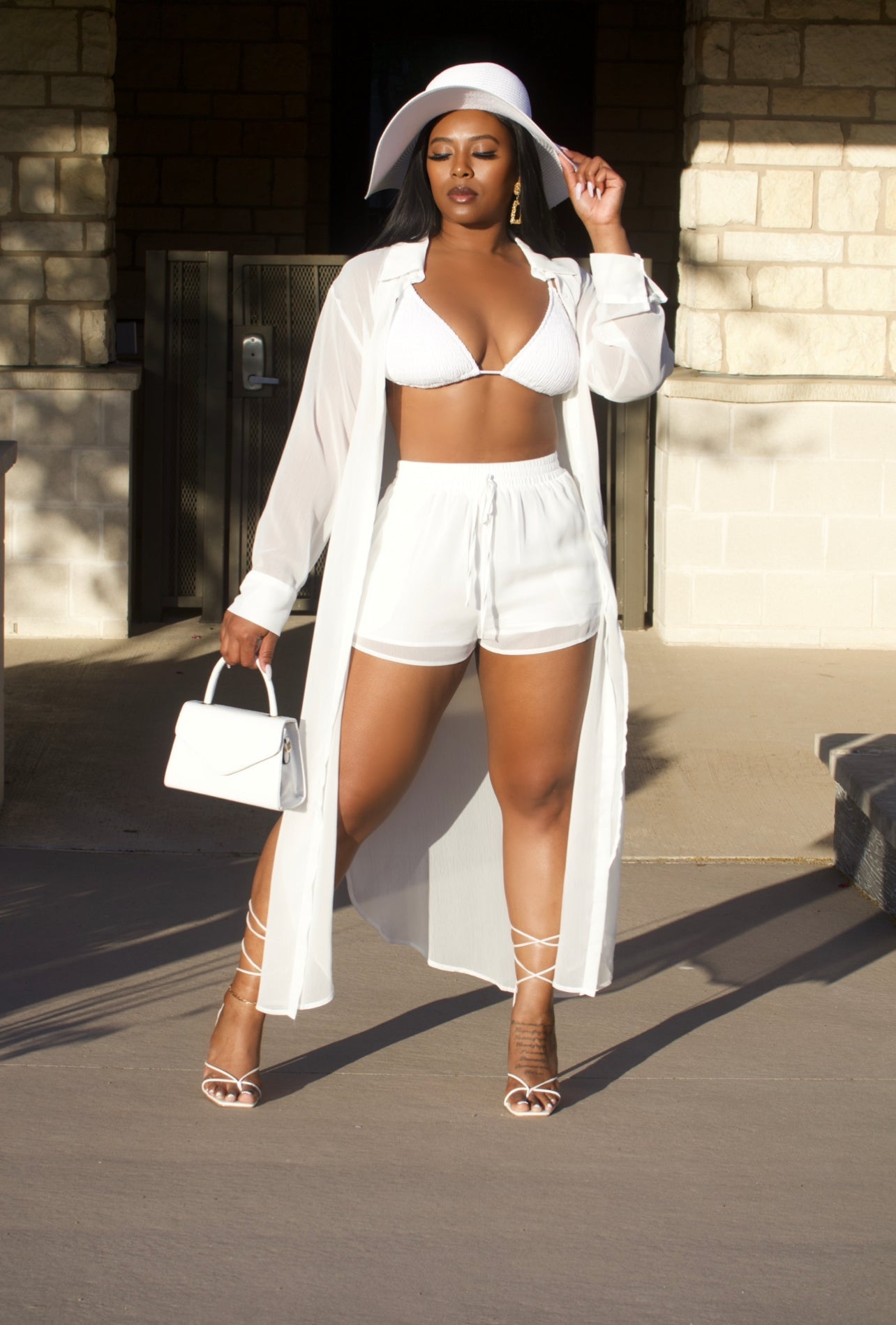 Paradiso Short Set (White)