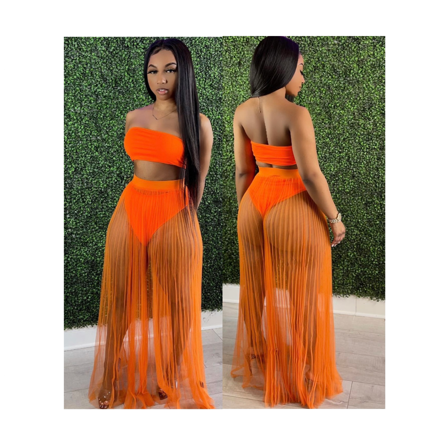 Beach Babe Swim Set (Orange)